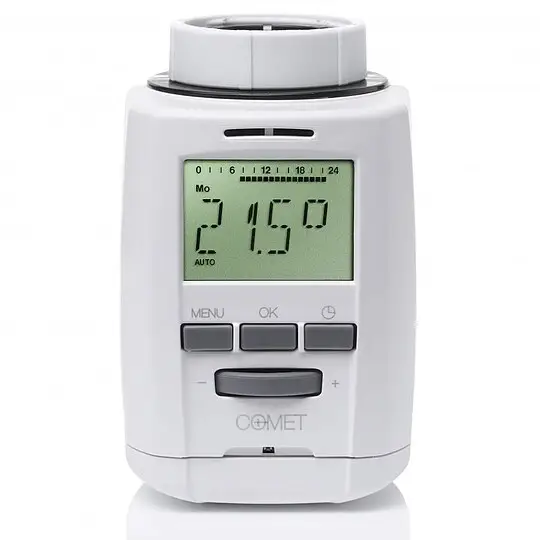 Eurotronic SPARmatic Comet - programmierbarer Energiespar-Thermostatkopf - 700012 Neue Ware