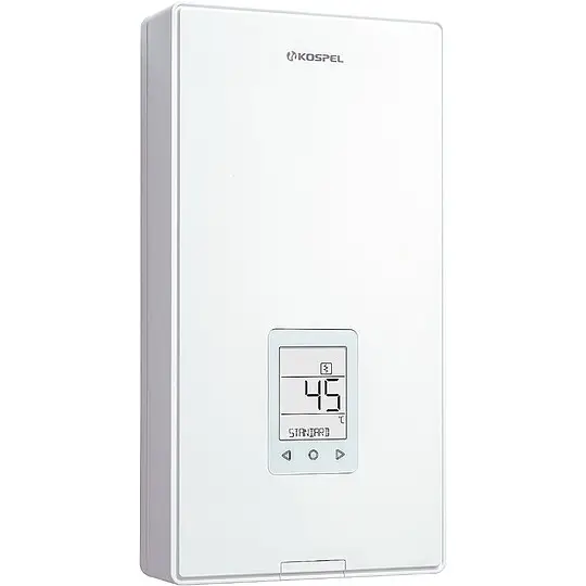 Aktuell Evenes Durchlauferhitzer Kospel PPE4.M elektronisch, LCD 17/18/21/24 kW, 400 V