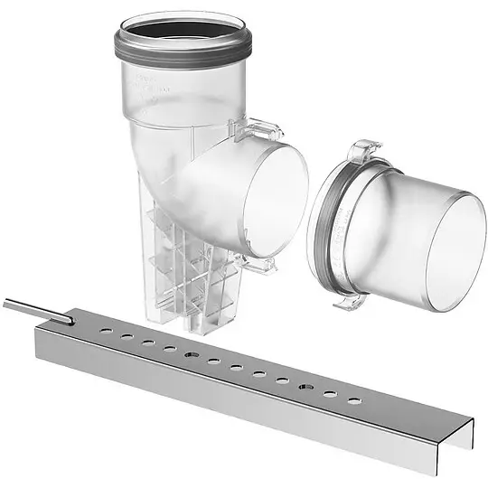 BOSCH Abgasbogen + Auflageschiene - 87° - Ø 80 mm - 7738113777 Gratis Versand