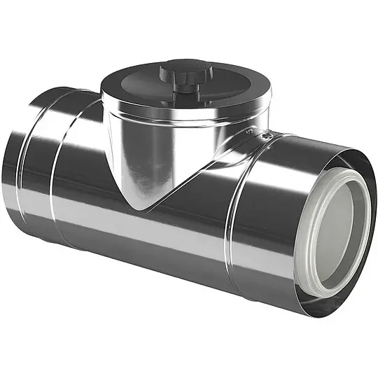 BOSCH Rohr mit Prüföffnung Ø 80/125, Edelstahl - 7738112704 Saisonangebot