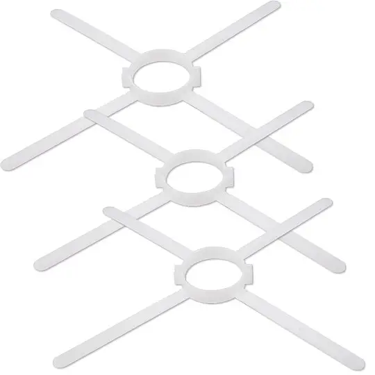 Neuheit Buderus Abstandhalter-Set - 3 Stk. für PP-Abgasrohr Ø 80 mm - 7738112597