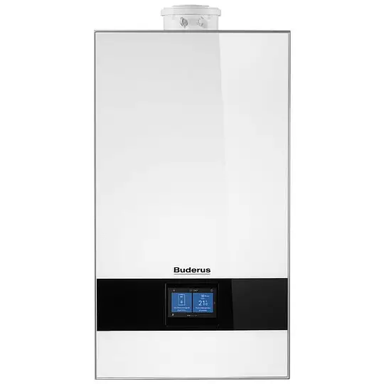 Buderus Gas-Brennwerttherme Logamax plus GB182i.2 weiß - 35 kW - 7736902135 Sonderangebot