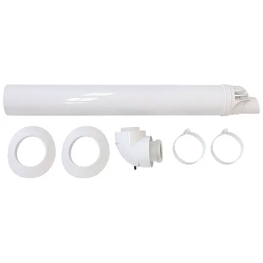Sofort Bestellen Vaillant Basis-Anschluss-Set Waagerechte Wand- und Dachdurchführung Ø 60/100 PP - 0020219516