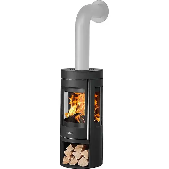Kaminofen Justus Mino Trios 2.0, Stahl schwarz, 5,5 kW - 4825 10 Bestseller