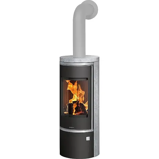 Kaminofen Oranier Corso 2.0, Speckstein / Stahl schwarz, 7 kW - 5893 23 Markenprodukt