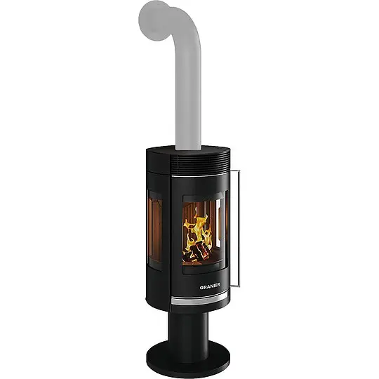 Begrenztes Angebot Kaminofen Oranier Rota Twist, Stahl schwarz, 5,5 kW - 5797 10