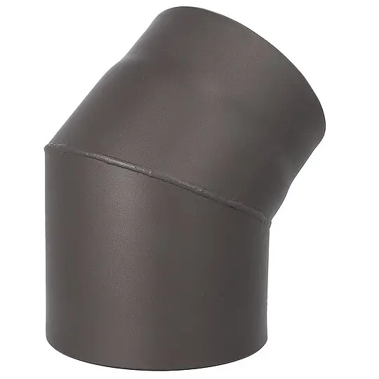 Sonderaktion Rauchrohrbogen Ø 150 mm, 45°, lackiert, schwarz