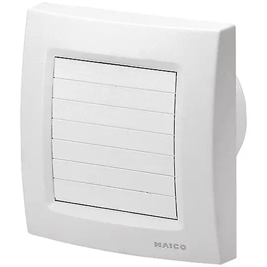 Markenprodukt MAICO Kleinraumventilator ECA 120 KVZ mit Verzögerungs-Zeitschalter, weiß - 0084.0010