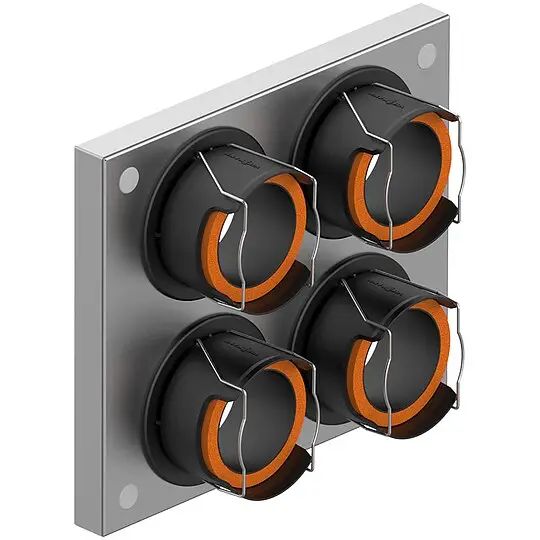 Viessmann Anschlussplatte 4-fach R75 XS - 7377370 Kostenfreie Lieferung