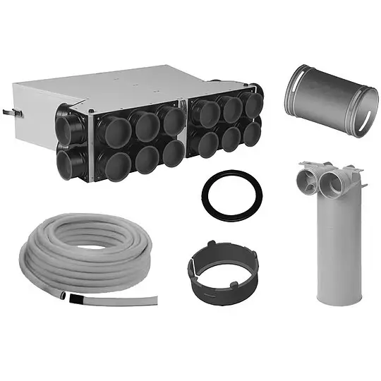 Knallerangebot WOLF Zubehörpaket CWL-F-150 Rohbau Schlauch DN 75/63 - 2577414Z23