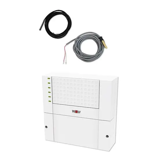 Zertifiziert WOLF Solarmodul SM2-2 inkl. 1 Stk. Speicher- und 1 Stk. Kollektorfühler jeweils mit Tauchhülse - 2745869