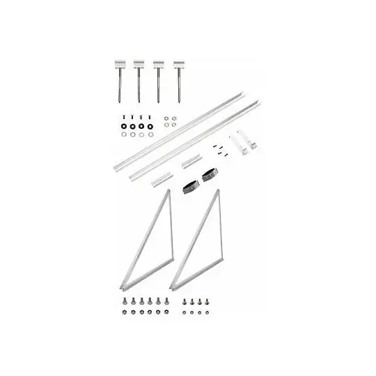 Preis Gesenkt Buderus Aufdach-Aufständerung Erweiterungs-Set für SKN4.0-s / SKT1.0-s - Anhebung um 15°, 20° bzw. 35° - Schiefer/Schindel - 7736614816