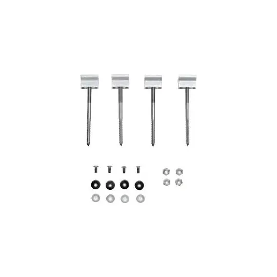 Buderus Stockschrauben-Set mit 4 Stück zur Befestigung auf Wellplatten- oder Blechdächern - 8718531025 Markenprodukt