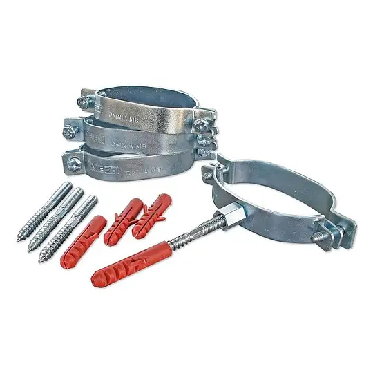 Must-Have Ovalschellen-Set zur Befestigung von Solar-Edelstahl-Doppel-Wellrohr DN 16