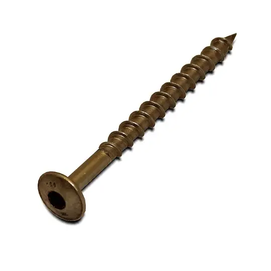 WOLF Holzschrauben Set 50 Stk. für Dachhaken - 50 Stk. 6 x 80 mm für Schiefer - 2485017 Zertifiziert