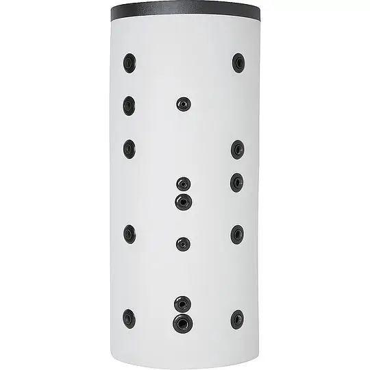 Preiswert Schicht-Pufferspeicher EV-SPS-1000, mit 2 Wärmetauschern, Inhalt 951 Liter, Farbe weiß
