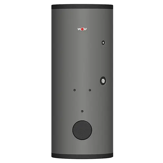 WOLF Warmwasser-Solarspeicher SEM-2-400 - mit 2 Glattrohr-Wärmetauschern - 2483738 Neue Kollektion