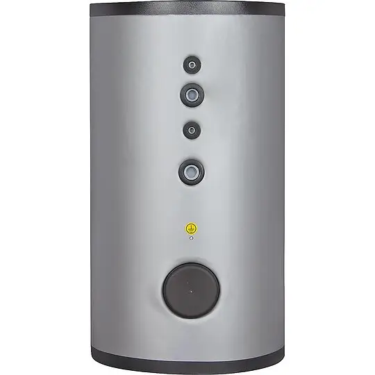 Edelstahl-Solar-Warmwasserspeicher DSFI 400, mit 2 Wärmetauschern, Inhalt 414 Liter Saisonangebot