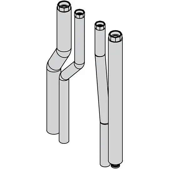 Wochenendangebot Viessmann Hydraulisches Anschluss-Set für einen Heiz-/Kühlkreis - Aufputzinstallation nach oben - ZK06401