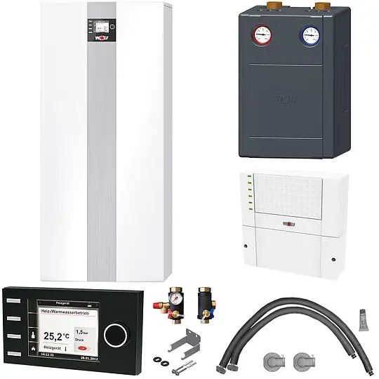 Billig WOLF COB-2-15 B30 Ölbrennwertkessel Paket mit Bedienmodul BM-2 für Mischerkreis - 8909298W08