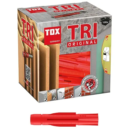 Wochenendangebot TOX Allzweckdübel Tri 6 x 36 mm - 100 Stück - 010100051