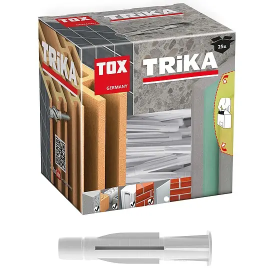 Echt TOX Allzweckdübel Trika 12 x 71 mm - 25 Stück - 011100181