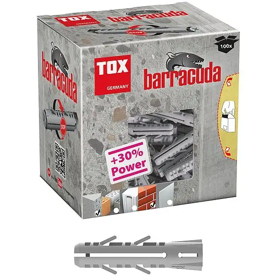 Nur Heute TOX Spreizdübel Barracuda 8 x 40 mm - 100 Stück - 013100061