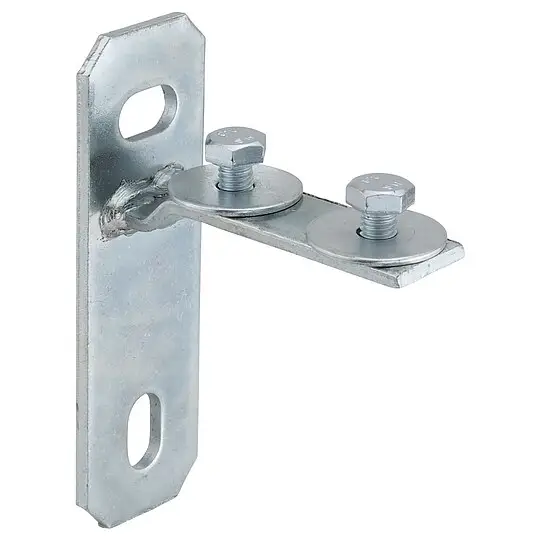 Bestseller Konsolengrundplatte verzinkt - quer - 50 x 24 x 4 mm - für Profil 27/18 und 28/30