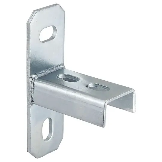 Sattelflansch verzinkt - längs - 115 x 50 x 4 mm - für Profil 27/18 und 28/30 Knallerangebot