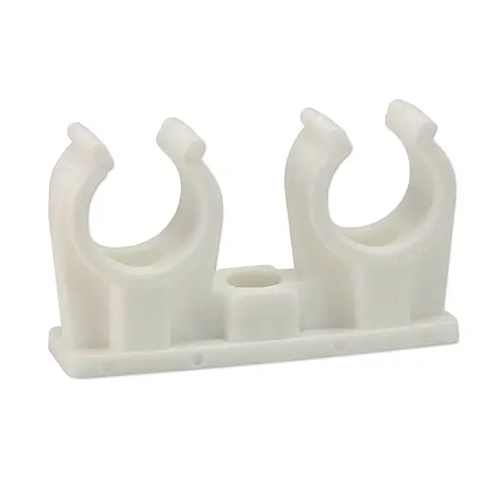 10 Stk. Doppel-Rohrclip 14 - 15 mm Neuheit