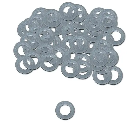 Schneller Versand 200 Stk. Unterlegscheibe Stahl verzinkt - 6,4 x 12 x 1,6 mm - nach DIN 125 - für Schrauben 6 mm