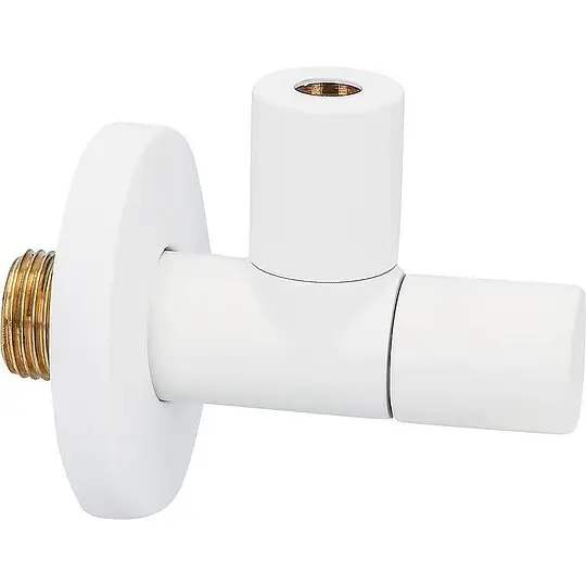 Kostenloser Rückversand Design-Eckventil 1/2'' x 3/8'' - mit Quetschverschraubung - weiß