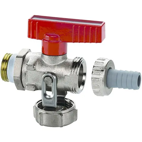 Top-Seller SIMPLEX KFE-Kugelhahn 1/2'' Durchgangsform für Heizung - selbstd. - PN16 - vernickelt - Schwermodell