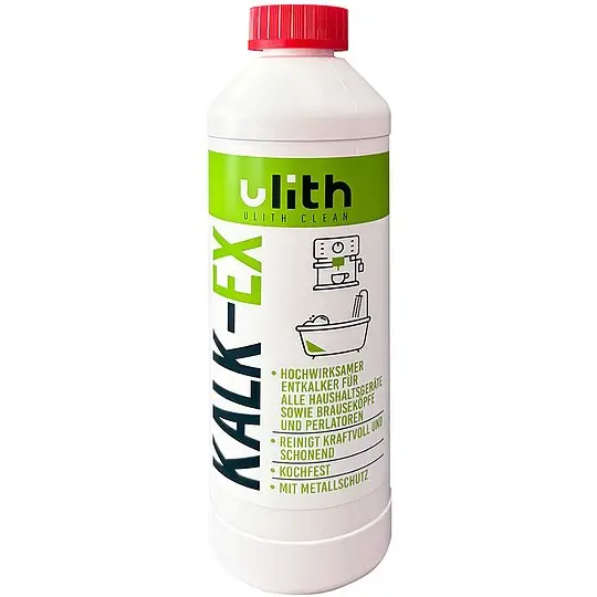 Ulith Clean Kalk-Ex - Kraftvoller Entkalker für Bad und Küche - 500 ml - 247002 Expressversand