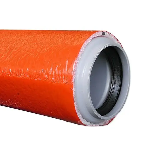 10 m Abwasser-Schutzschlauch für 70 mm Rohr - Dämmschichtdicke 4 mm Geprüft