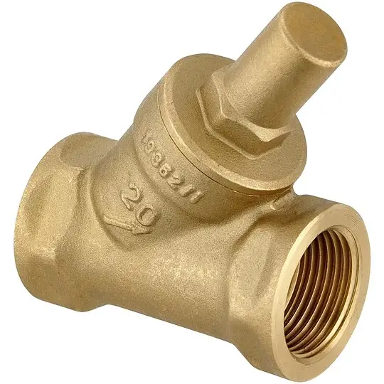Schneller Versand Messing-Schrägsitz-Rückschlagventil - DN 32 - PN16 - 1 1/4'' IG x 1 1/4''
