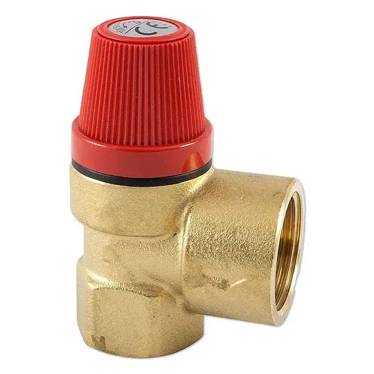 Meistverkauft Caleffi Sicherheitsventil 1/2'' IG für Heizung - 3 bar - bis 120°C - Auslass 3/4'' IG - 532043