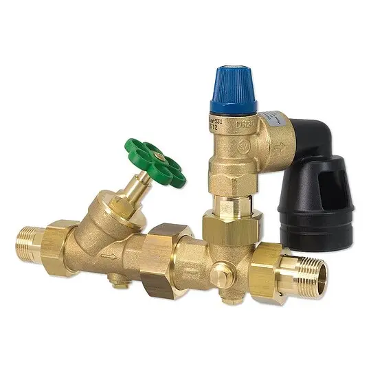 BWG Frankonia Sicherheitsgruppe für geschl. Warmwasserbereiter - Sicherheitsventil 3/4'' x 1'' / 6 bar Mega-Angebot