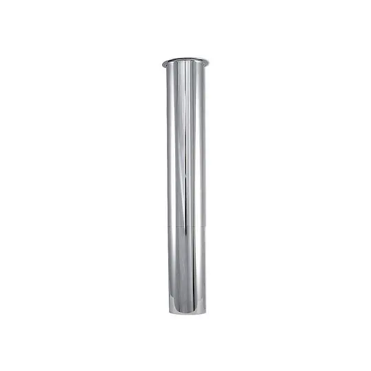 Preiswert Messing-Bördelrohr - Tauchrohr - für Siphon DN 32 (1 1/4'') - Länge 200 mm - verchromt