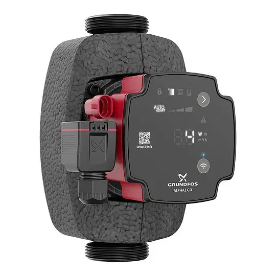 Gratis Versand Grundfos ALPHA 2 GO 25-40 - Hocheffizienz-Umwälzpumpe mit Dämmschale - Baulänge 180 mm - Gewinde 1 1/2'' - 93074249