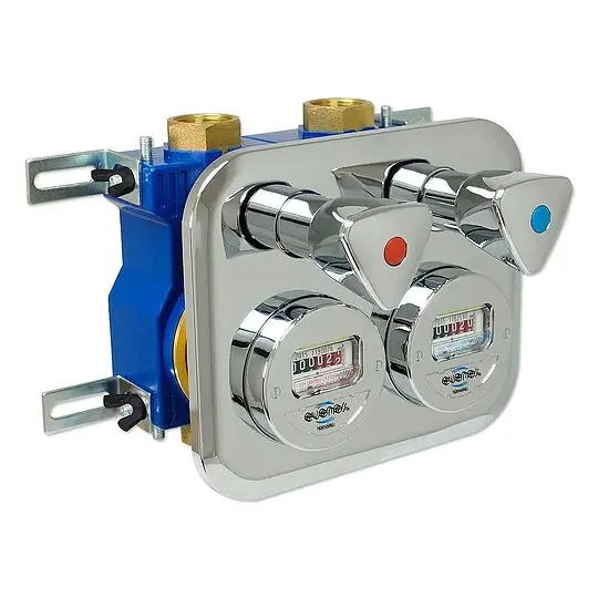 Jetzt Bestellen Wasserzähler-Montageblock ZENNER 2'' Komplett-Set 4-teilig - 5 % gespart
