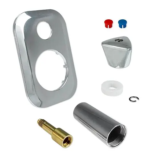Top-Preis Aufputz-Set MONO für ZENNER Unterputz-Montageblock 2'' - chrom - 129475