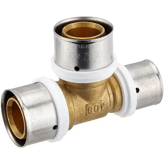 Sofort Bestellen Pressfitting-T-Stück - reduziert - 32 x 3,0 - 32 x 3,0 - 26 x 3,0 mm für MV-Rohr