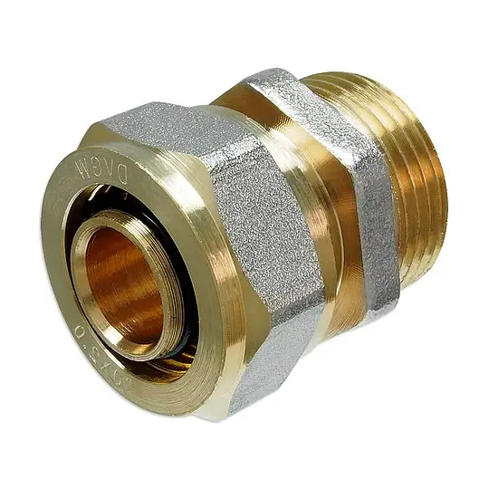 Aktuell Schraubfitting-Übergang mit Außengewinde - 26 x 3,0 mm - 3/4'' für Alu-Mehrschicht-Verbundrohr