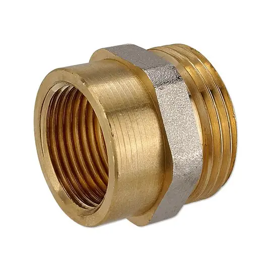 Messing Übergang für Klemmringverschraubung 1'' Eurokonus - 3/4'' IG Nur Heute