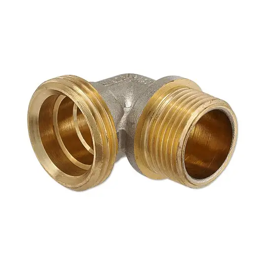 Messing Winkel für Klemmringverschraubung 3/4'' Eurokonus - 1/2'' AG Letzte Chance