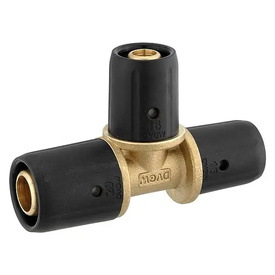 Steck-T-Stk. 20 x 2 - 16 x 2 - 16 x 2 mm für Mehrschicht-Verbundrohr Must-Have