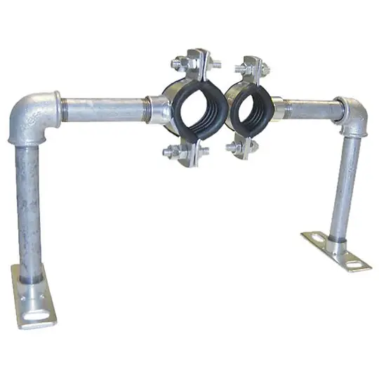 Angebot AUSTROFLEX Fixpunkt-Schelle double für AustroPEX WW Fernwärmeleitung Doppelrohr 25 x 3,5 mm und 20 x 2,8 mm