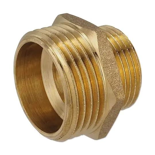 Messing Gewindefitting-Reduziernippel 1 1/4'' AG x 1'' AG Wochenendangebot