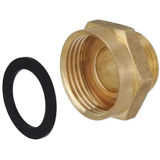Knallerangebot Messing Gewindefitting-Reduzierung 1 1/2'' IG x 1 1/4'' AG